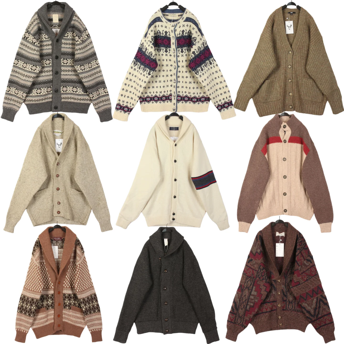 

Винтажный свободный кардиган-свитер, повседневное шерстяное пальто с длинными рукавами для женщин и девушек, весенне-осенняя модная уличная одежда