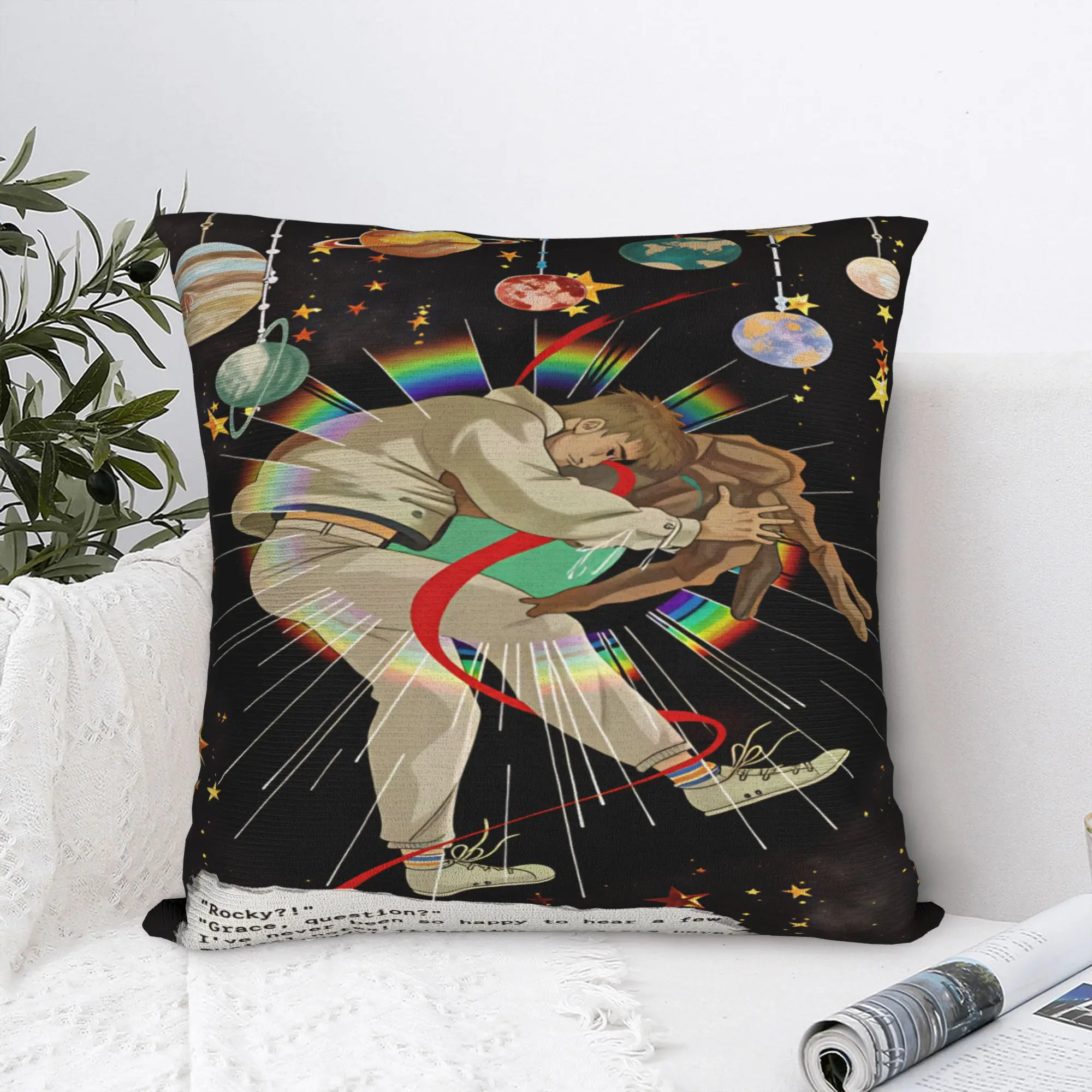 Project Hail Mary Pillow Case  Comfy Pillow Cover For Sofa Car Home Decor Vintage Cushion Cover