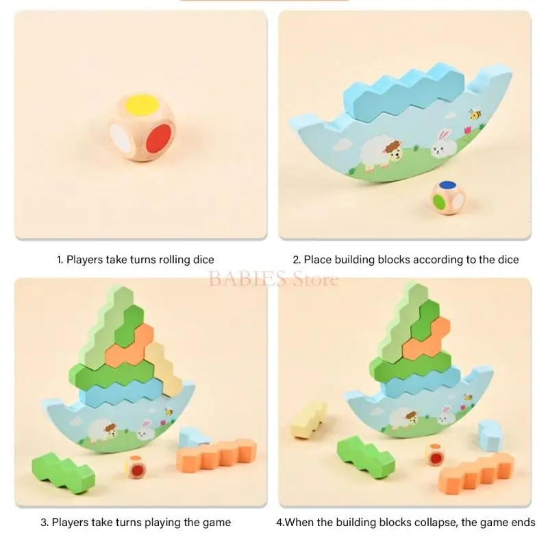 C9GB Family Friendly Educational Toy Puzzle Stacking Game for Strategic Thinking