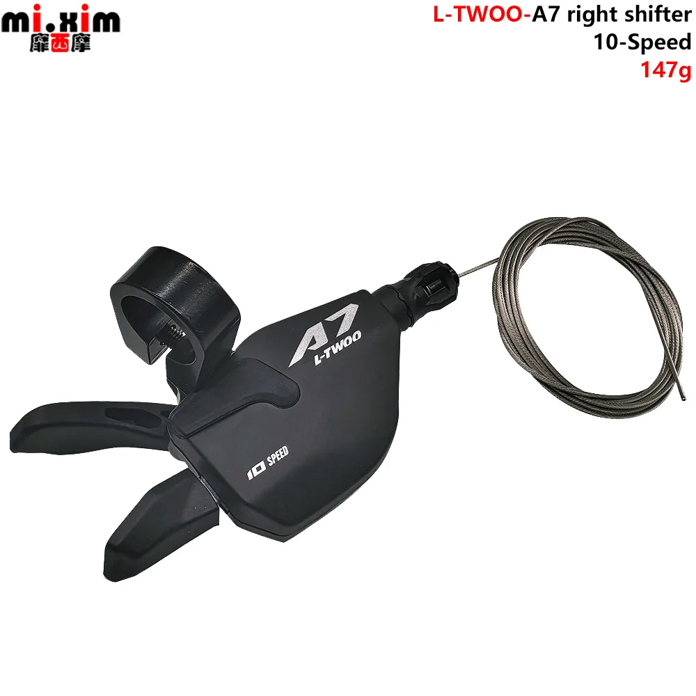 LTWOO A7 10 Speed Bike Finger Dial 10s 10v Shifter Lever Compatible SRAM and SHIMANO