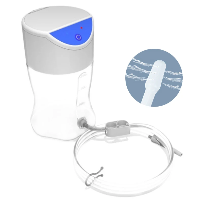 WETIPS Auto Deep Electric Enema Cleaning Anal Cleansing Enema Douches Men Women Anal Douche Cleaner Fast Power Intestine Wash