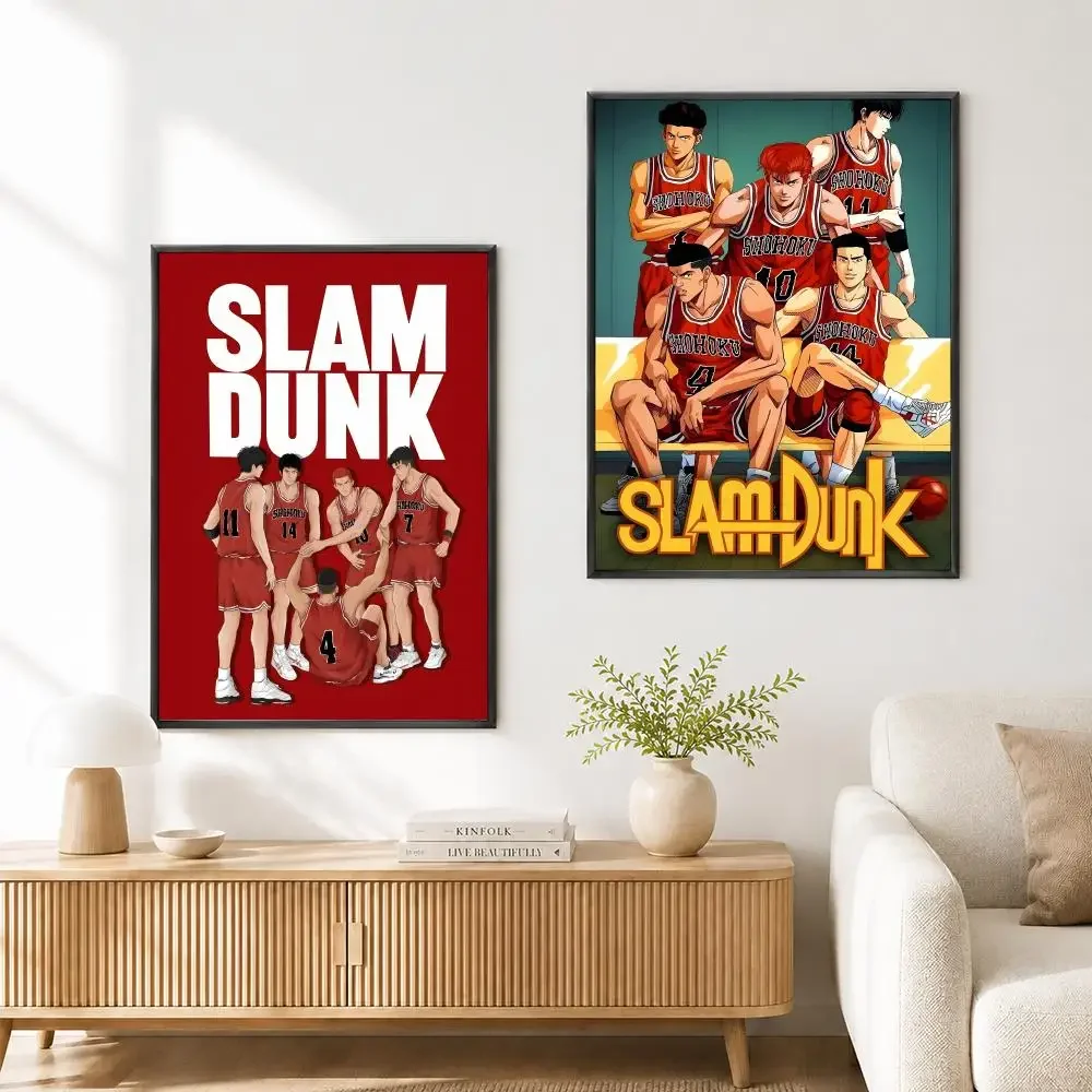 S-Slam Dunk Poster Poster High Quality Wall Art for Home Bedroom Living Hallway Perfect Gift