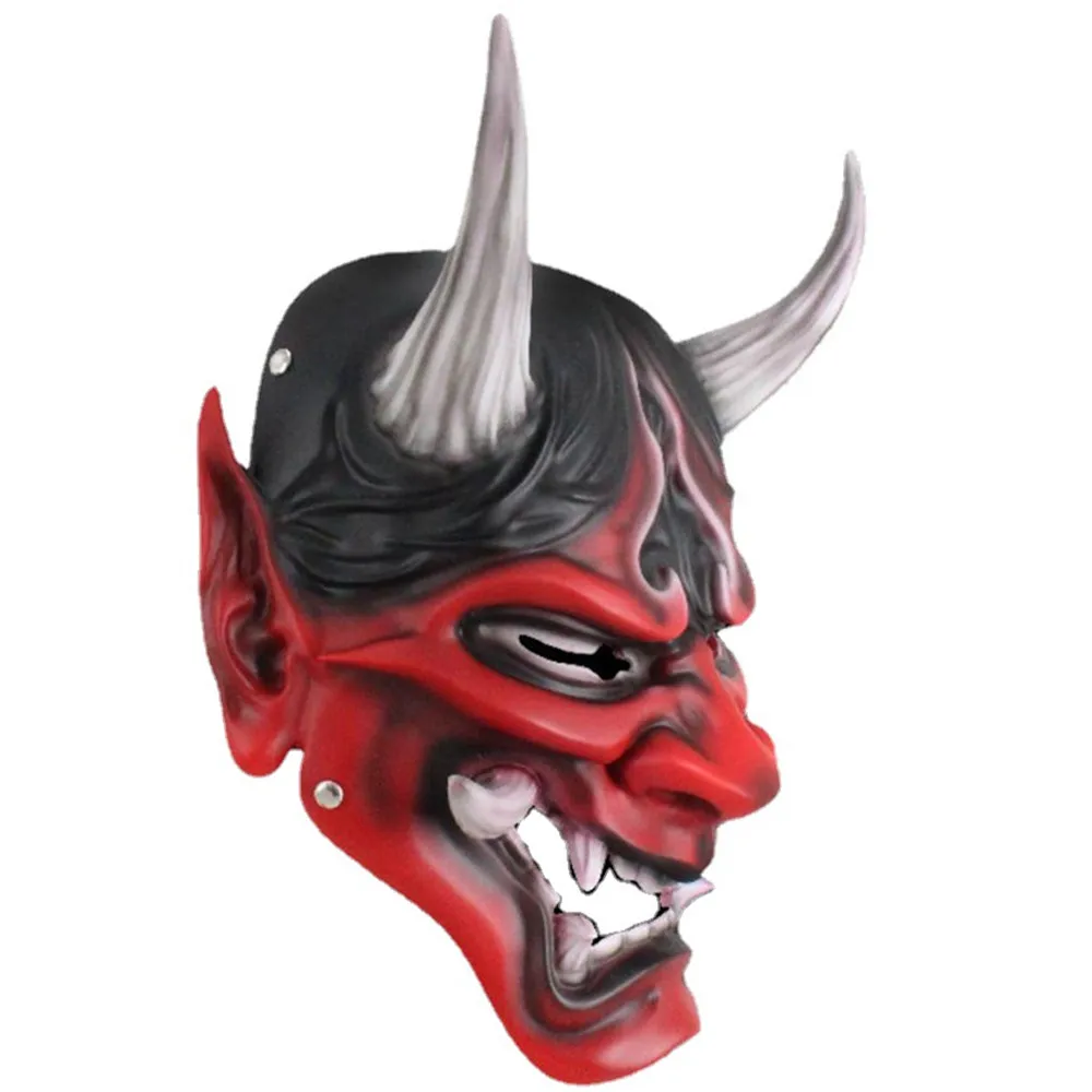 

Devil Samurai Demon Mask Halloween Party Game Theme Costume Prajna Cosplay Mask Props