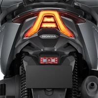 Chekis Is Suitable for Honda Nss350 750 Forza300 Adv350 Cross Cub110 Cbr650R Modified Accessories Rear Wheel Reflective Plate Aluminum Alloy Night Driving Luminous Warning Strip Light Reflector 2