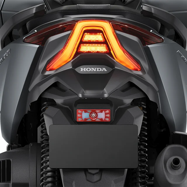 Chekis Is Suitable for Honda Nss350 750 Forza300 Adv350 Cross Cub110 Cbr650R Modified Accessories Rear Wheel Reflective Plate Aluminum Alloy Night Driving Luminous Warning Strip Light Reflector 2