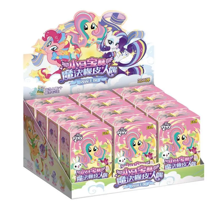 KAYOU mon petit poney boîte aveugle l'amitié est magique poupée en caoutchouc Anime coiffure Style Figure dessin animé créatif fille recueillir jouet