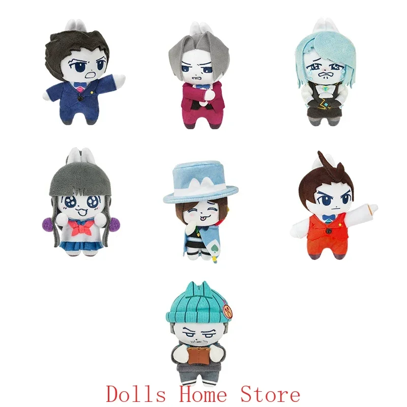 Ace Attorney Phoenix Wright Mei Karuma Miles Edgeworth Anime Cosplay Plush Pendant Maumet Puppet Keychain Plaything Genuine Gift