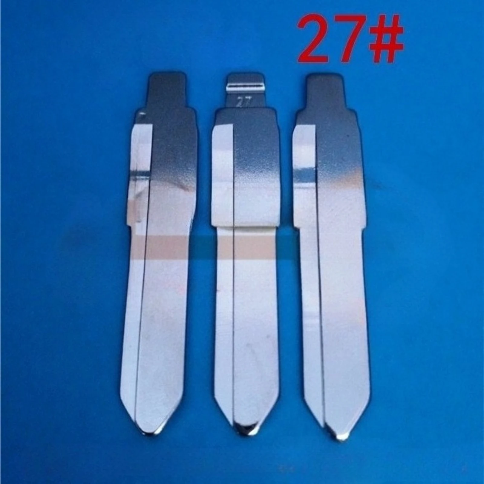 

10pcs 27-1# MAZ20R MAZ24R Metal Uncut Key Blade Remotes Flip Car Key Blank For Mazda for keydiy KD xhorse VVDI JMD
