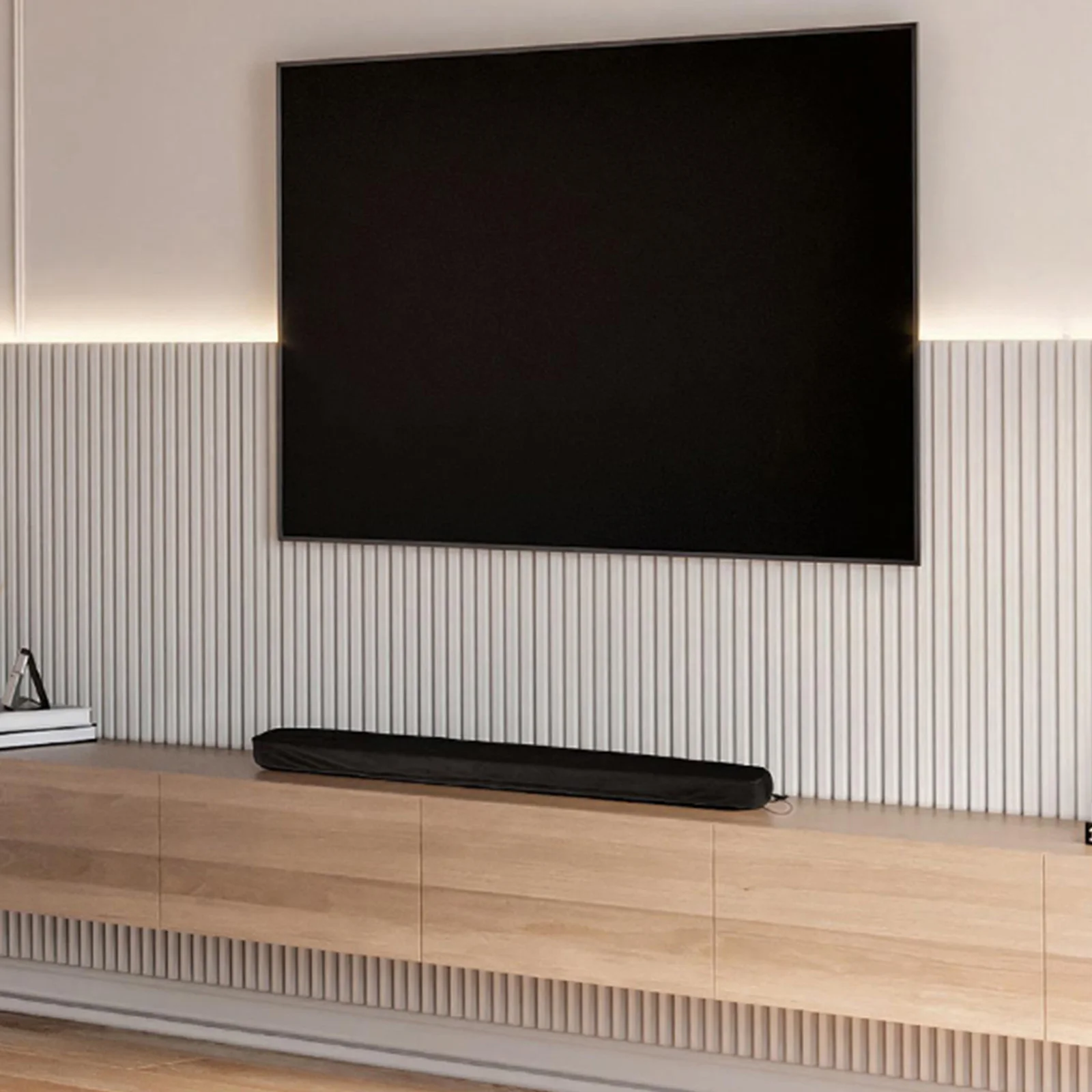 

Защитный чехол от пыли для саундбара Sony HT-S100F, мягкий защитный флисовый чехол с ремешком на шнурке, устойчивый к царапинам