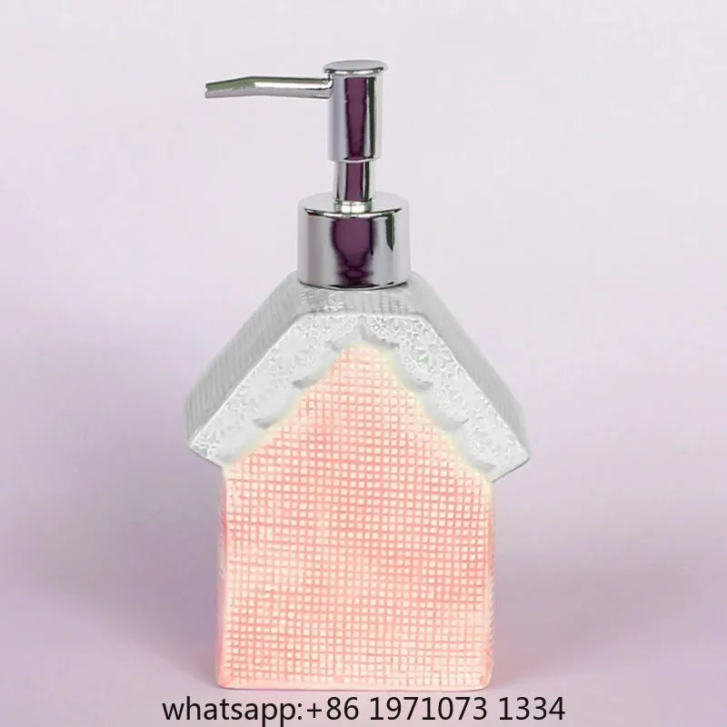 Manual Soap Dispenser Leakproof Mondern Elegant for Hotel Countertop Kitchen