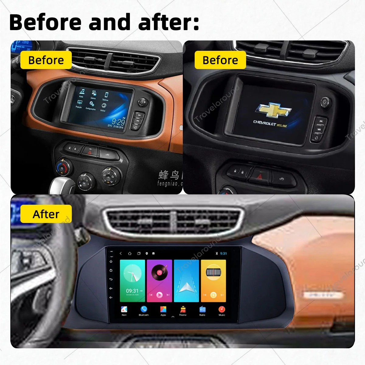 Rádio do carro de 2 din android para gm chevrolet onix prisma alegria pressroom lt ltz 2012-2019 navegação gps multimídia estéreo autoradio