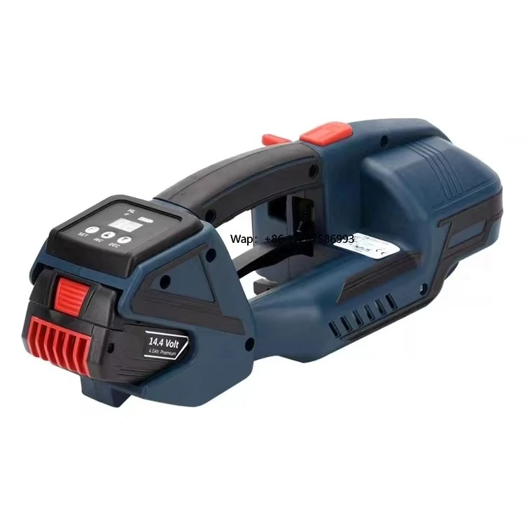 

Автоматическая затягивающая обвязочная машина из полипропиленового полиэфирного ремня. Электрическая обвязочная машина с питанием от батареи 4000 мха.