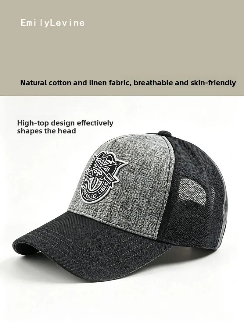 gorra-de-beisbol-de-lino-emily-levine-para-hombre-con-costuras-en-contraste-estilo-pico-de-pato-que-estiliza-el-rostro-de