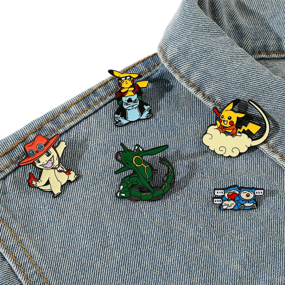 5 Pcs Anime Brooch …