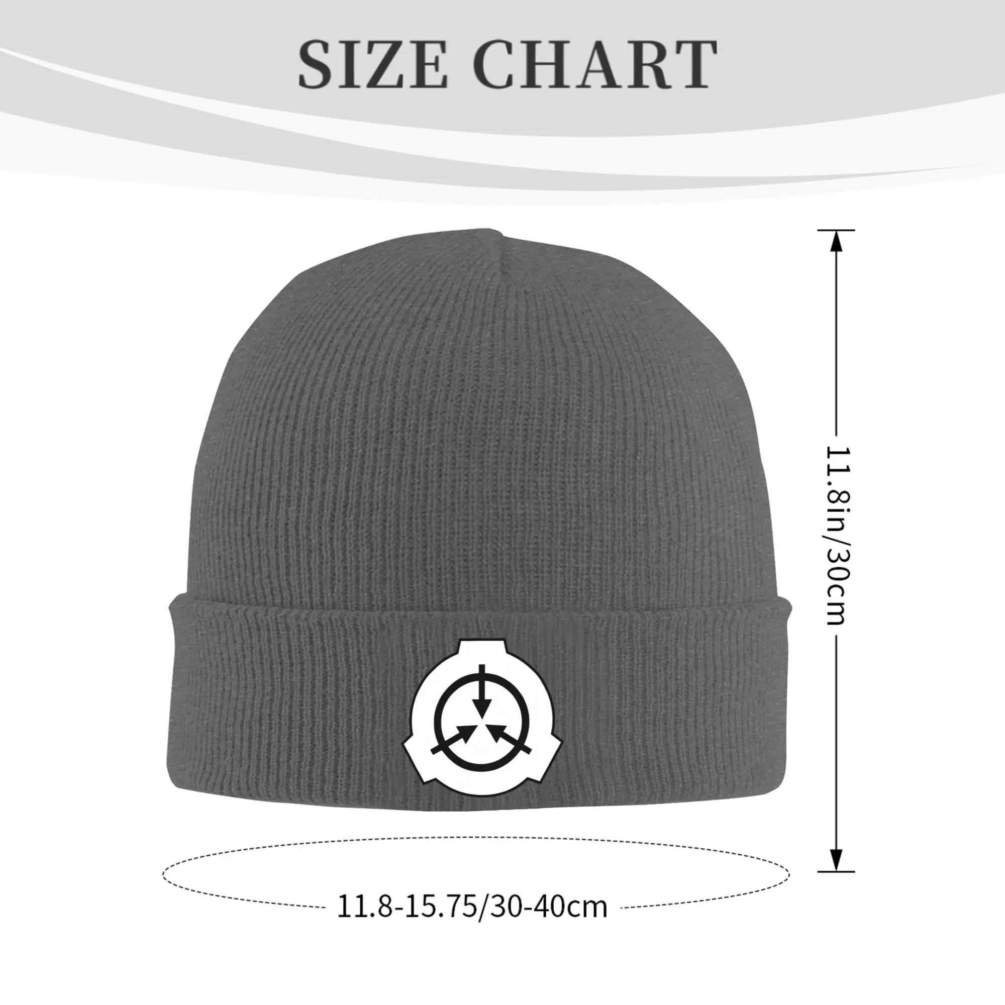 Basic SCP Foundation Winter Skullies Beanies Hat Warm Autumn Knitted Hats Bonnet Caps for Women Men