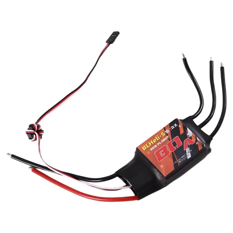 

Electric Speed Controller Blheli RC Brushless ESC 80A For Quadcopter Aircraft Model Fixed Wing Multi-Axis FPV RC Drone