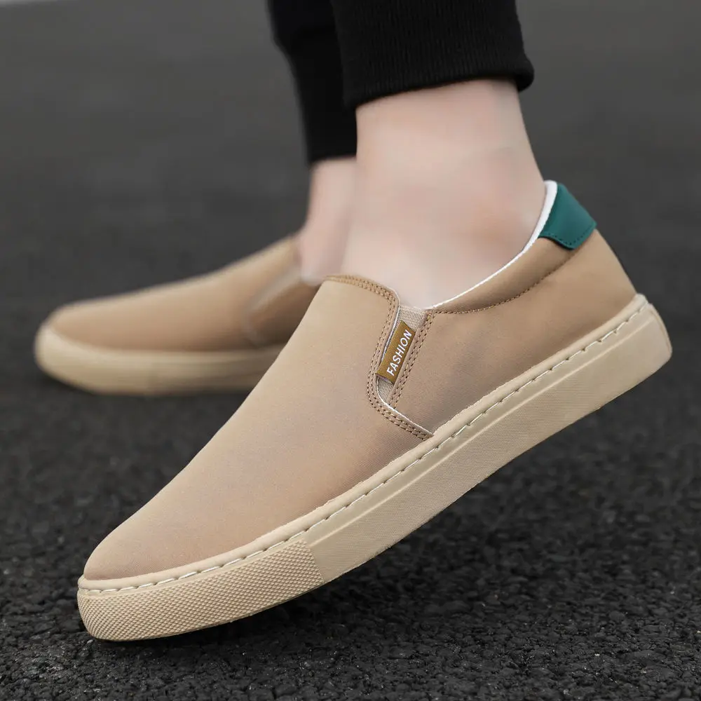 Man Shoe Lightweight Sneakers Slip-on Canvas Summer Casual Shoes for Men High Quality Fashion Luxury Sale Shipping Free Retro