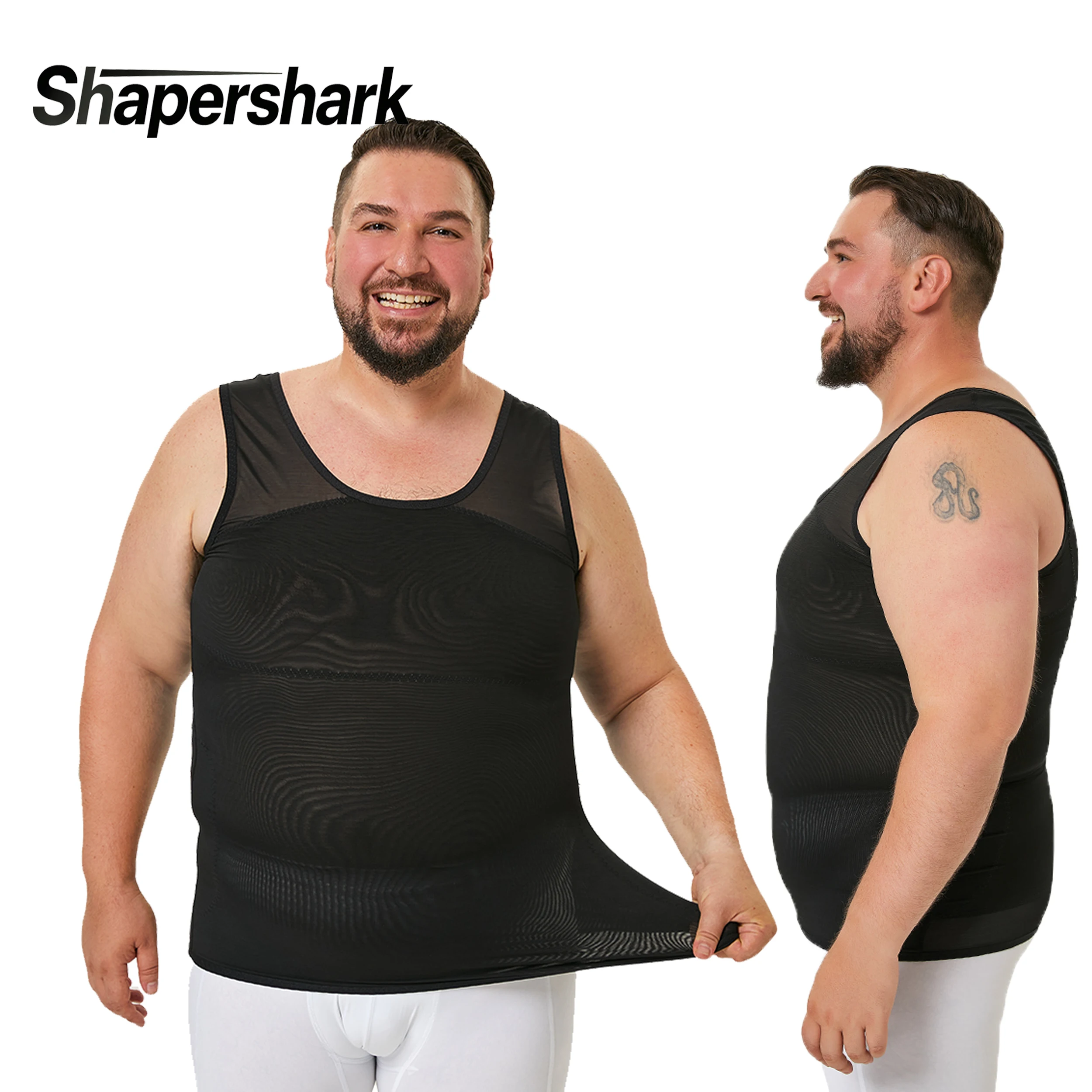 Men's Shapewear Slimming Body Corset Vest Shirt Compression Abdomen Tummy Belly Control Slim Waist Cincher Underwear Sports Vest