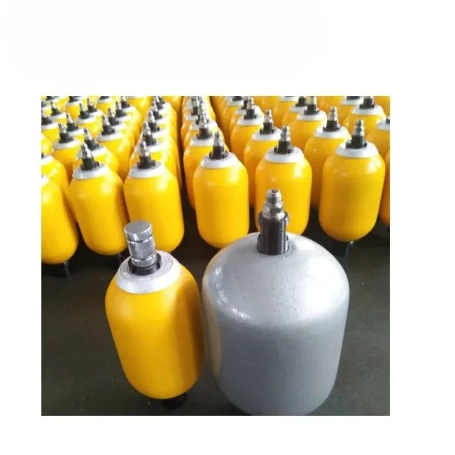 LandSky Carbon Steel Hydraulic Bladder Accumulator Charger NXQA-16/31.5-L Volume 16L Pressure 350bar Steam Accumulator Pressure