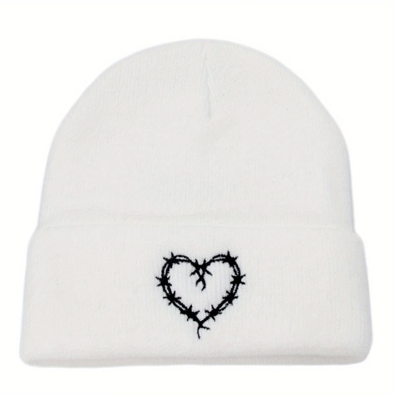 Bichota Beanie Hat KAROL G Heart Knitted Hats Winter Keep Warm Outdoor Ski Cap Unisex