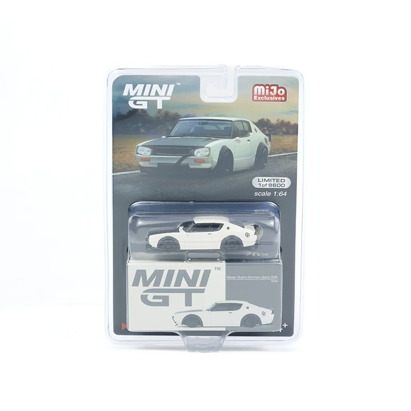 MINIGT 1:64 modello di auto Skyline Kenmeri Liberty Walk collezione di veicoli in lega #702