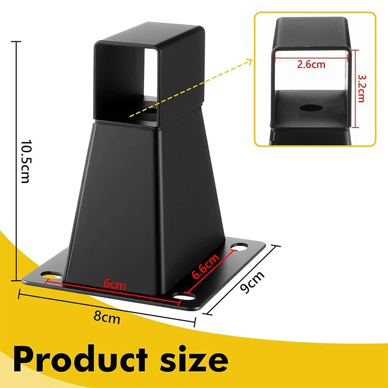Side Awning Wall Mount Bracket Heavy Duty Metal Wall Support Holder Universal Fixing Bracket for Most Side Awnings