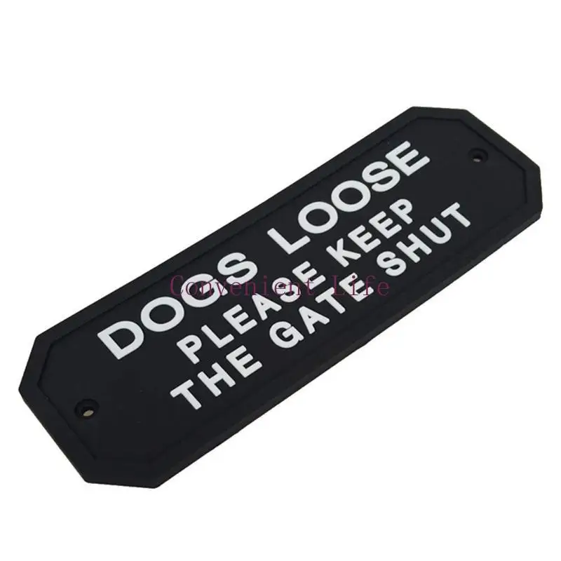 L1EE لافتة بوابة فضفاضة للكلاب لافتة للنظر للمنزل والحديقة، مصنوعة من مواد سيليكون مرنة مع تصميمات سهلة التركيب #5