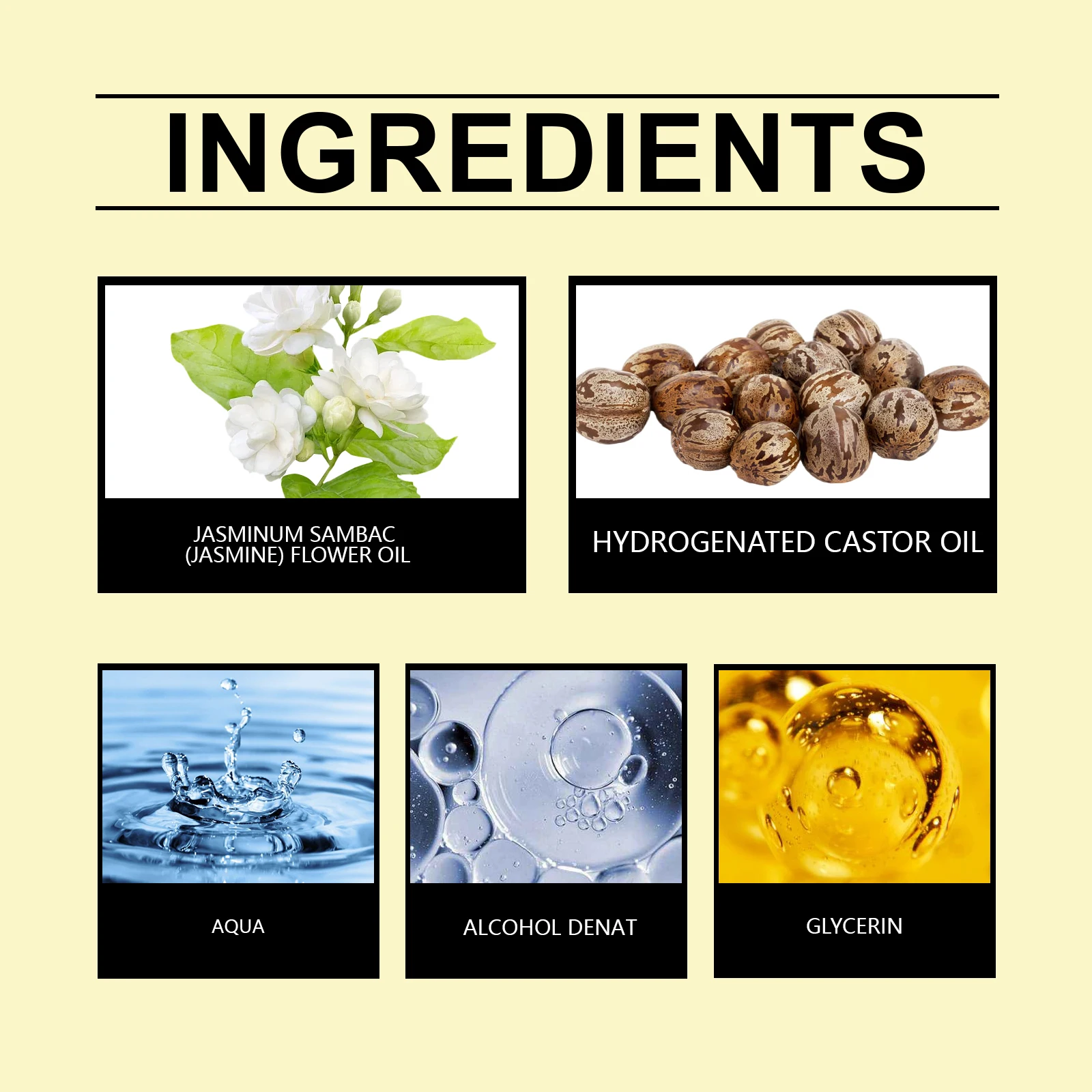 ジャスミン香水 - ジャスミンをメインノートにしたフレッシュな香り、エレガントな気質を高める持続性の高い香り |   女性用オードパルファム