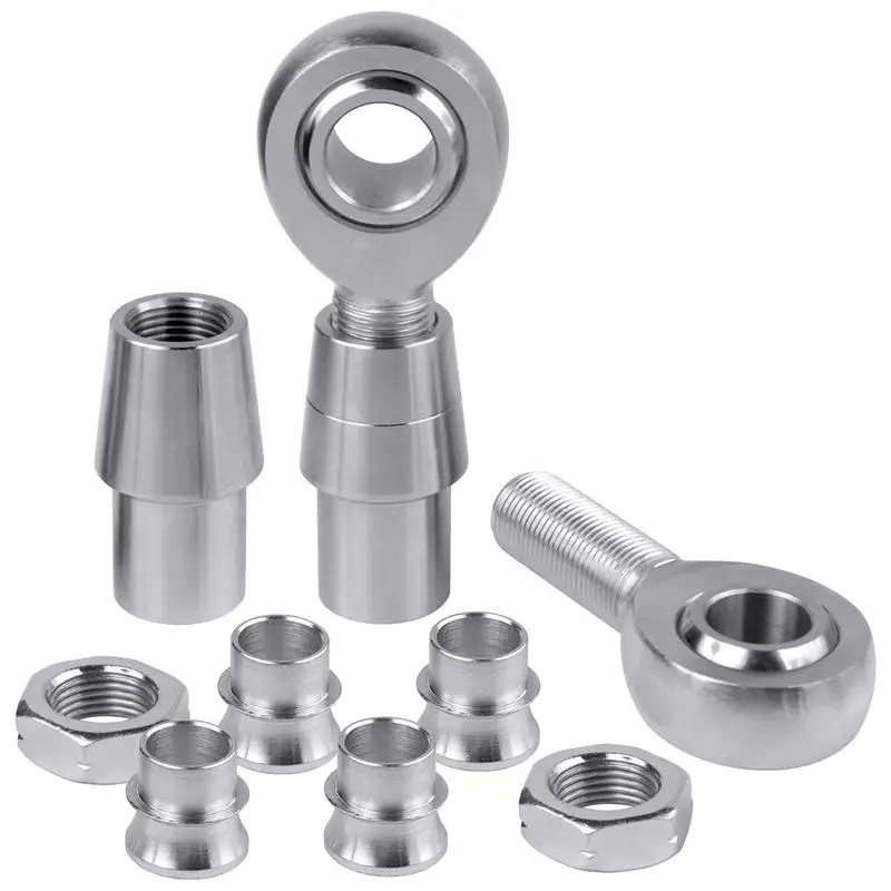 

2pcs Heim Joint Rod End Kit 3/4 Inch Heim Joint Rod Right and Left Thread Suspension Steering Joints with Spacer