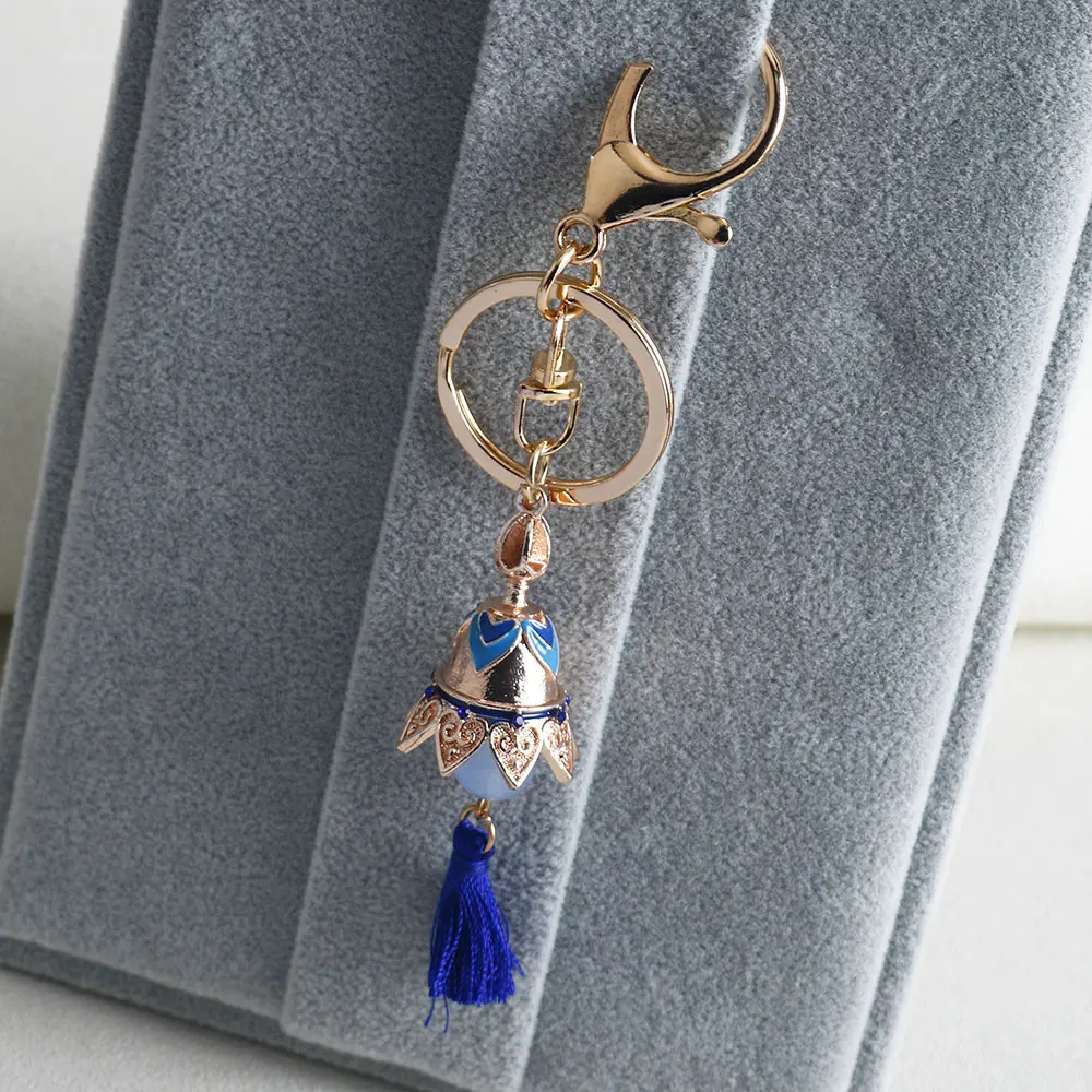 Juego Genshin llavero de impacto Wanderer soldado disperso campana Cosplay llavero Anime Fan fiesta disfraz Prop