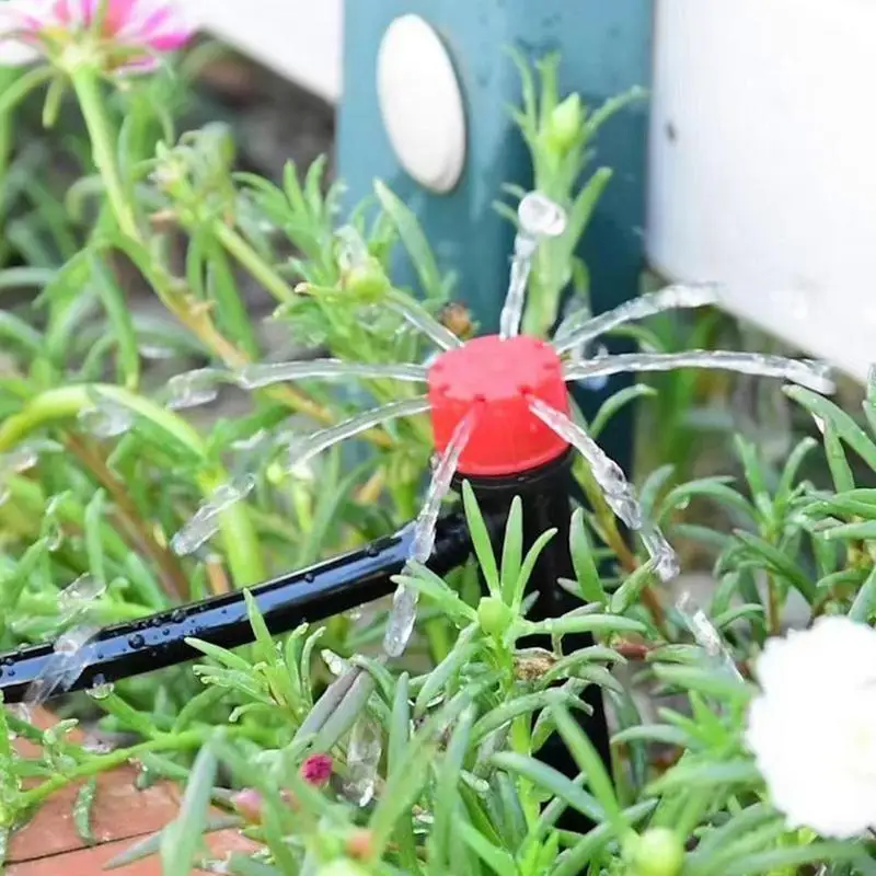 Adjustable Drip Irrigation System Kit Irrigation System 98ft Automatic Smart Adjustable Garden Accessories For Yard Greenhouse