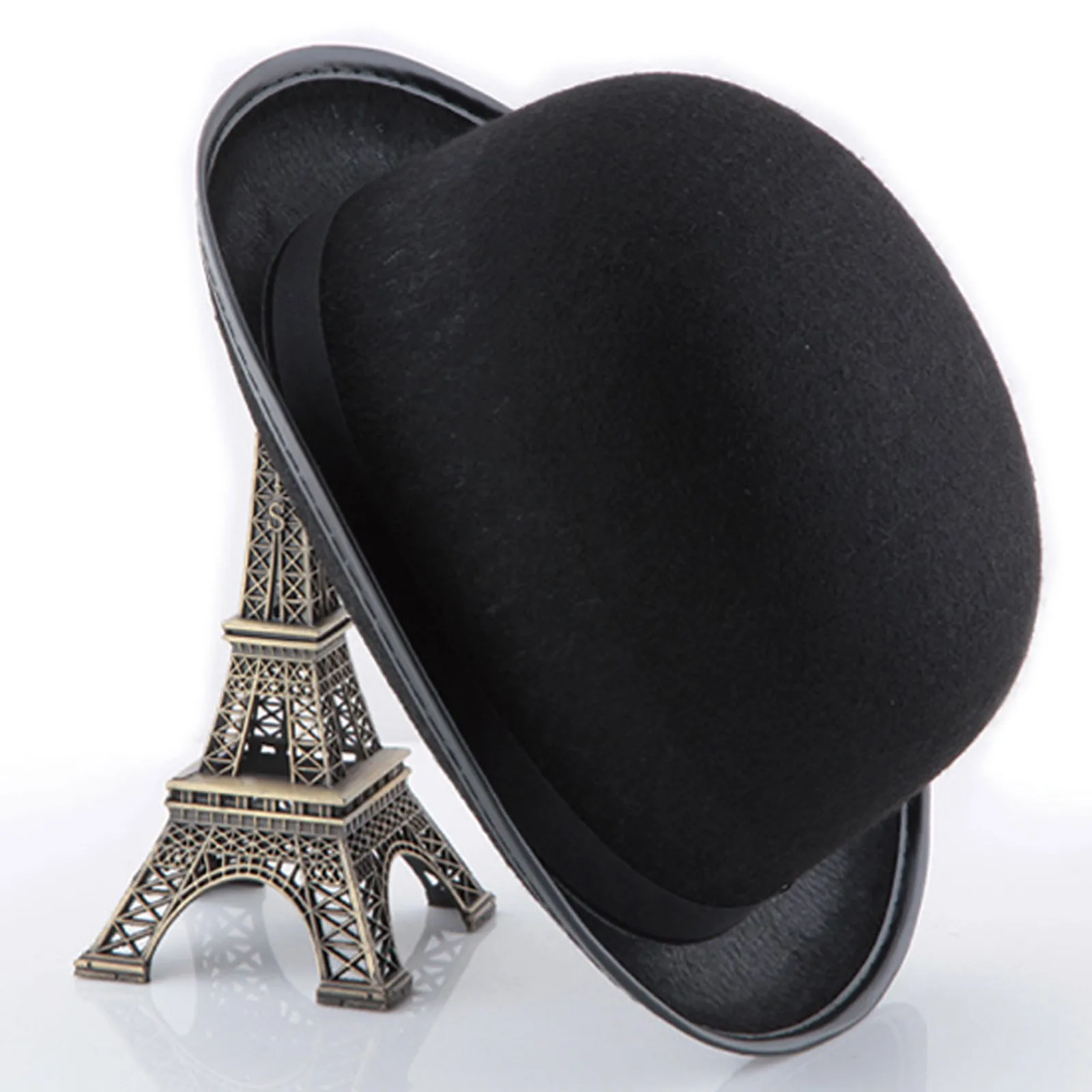 New Black Magic Hat British Wind Felt Gentleman Hat Holiday Party Performance Jazz Hat Halloween Props Common For Men And Women