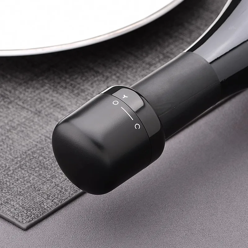 Red Wine Bottle Stopper Household Sealing Wine Stopper Creative Glass Bottle Stopper Fresh-keeping Bottle Cap Pull-out Type