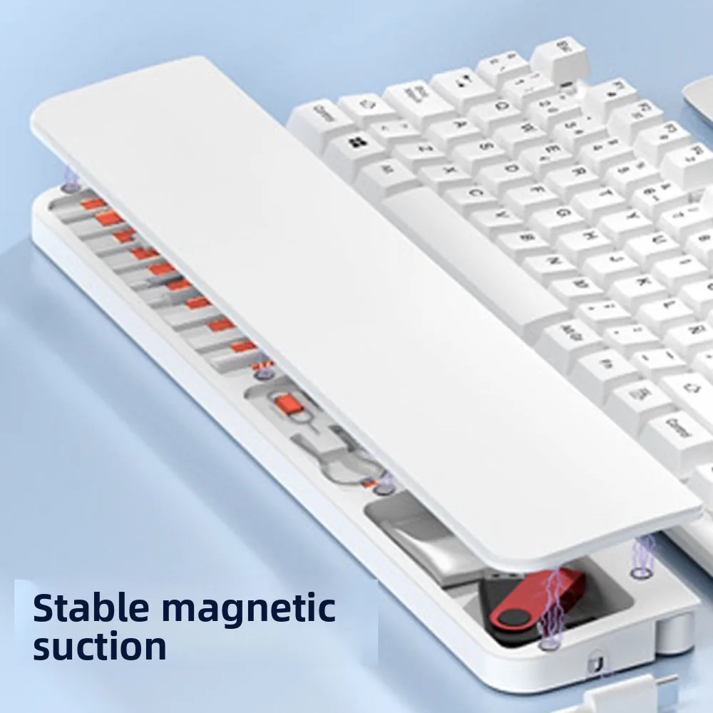 Imagen 5: Kit de Limpieza para Teclado y Pantalla: Almohadilla de Espuma Suave para Muñeca, Extractor de Teclas, Cepillo para Auriculares Pequeños