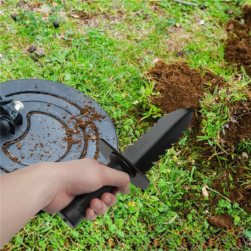 Garden Shovel Portable Shovel Multifunction Iron / Stainless Steel Survival Spade Trowel Camping Outdoor Dig Soil Tool Dropship