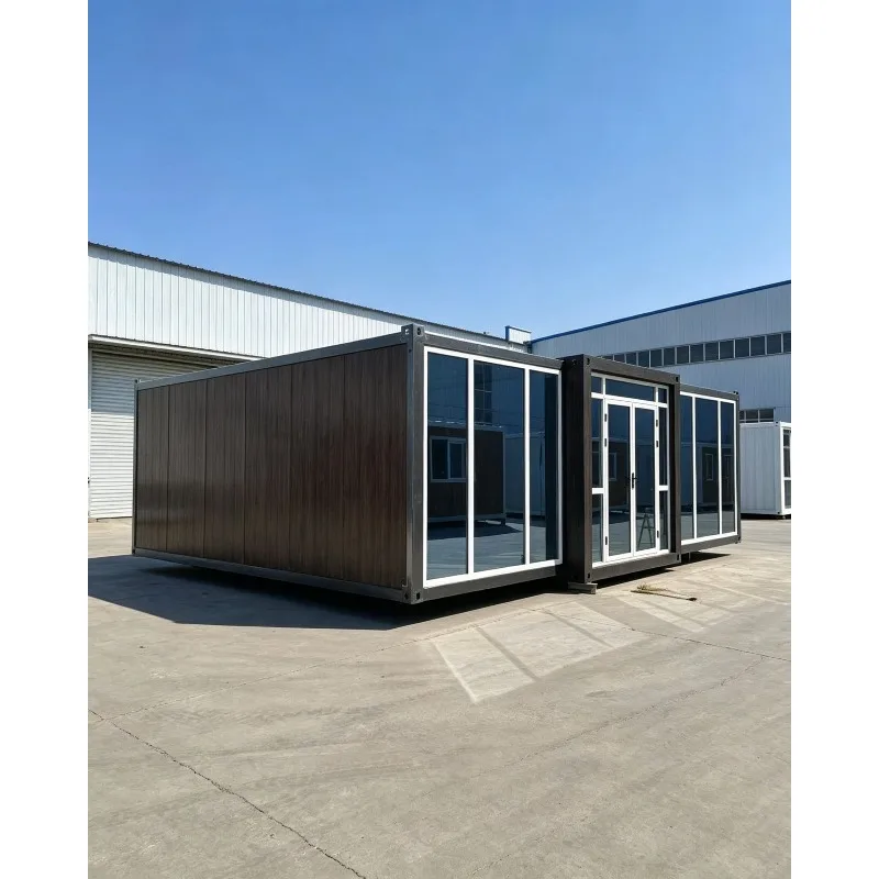 20ft 40ft Expandable Container House Folding Prefab Home Portable Modular 2 Bedroom Steel Emergency Disaster Relief