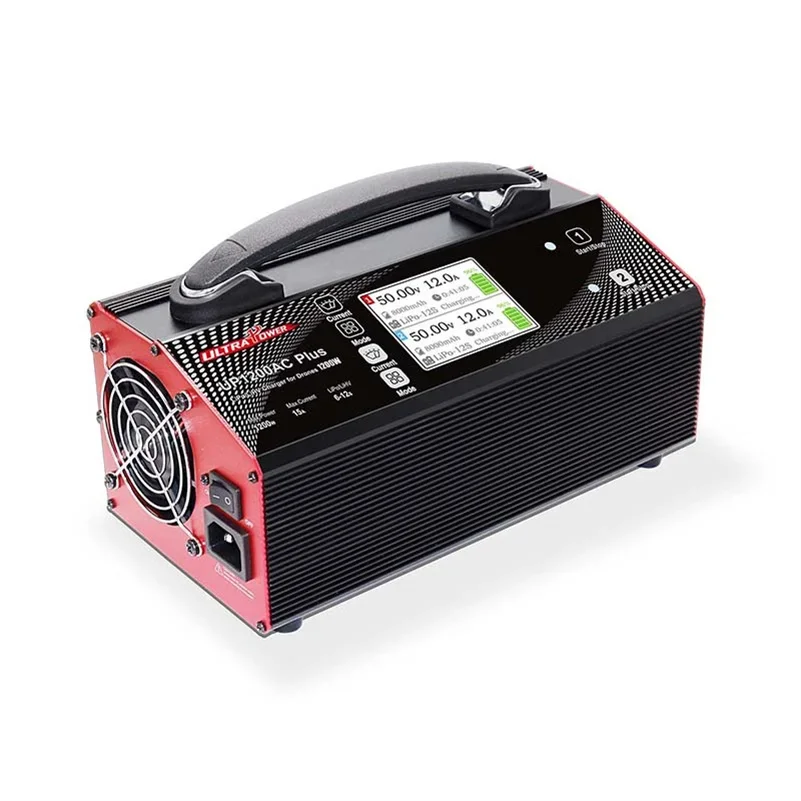 

UltraPower UP1200AC PLUS 6-12S LiPo/LiHV Battery Balance Charger 1200W/15A One Key Charge For TATTU/Okcel/Herewin Batteries