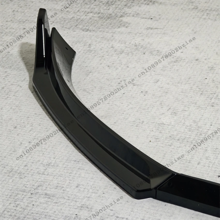 ماكستون نمط الجبهة الفاصل الشفاه لشركة فولكس فاجن MK6 جولف 6 TSI TDI MPI 2008-2013 القياسية شفة ممتصة للصدمات ترقية ضبط الأسود اكسسوارات ABS #4