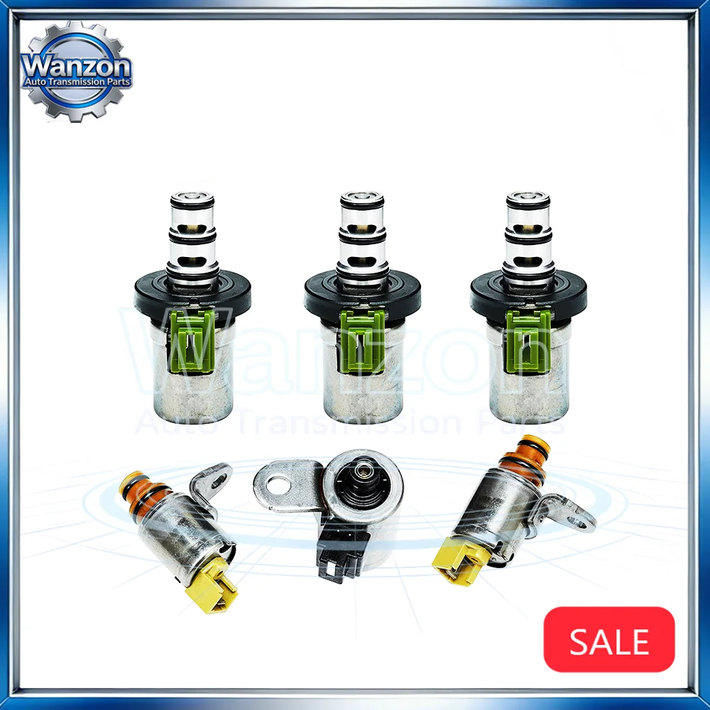 1Set 4F27E FN4A-EL Transmission Shift EPC PWM Solenoid Kit 48420K-R D46950 D48421A Fit for Mazda 2 3 5 6 CX-7 MPV Ford Focus