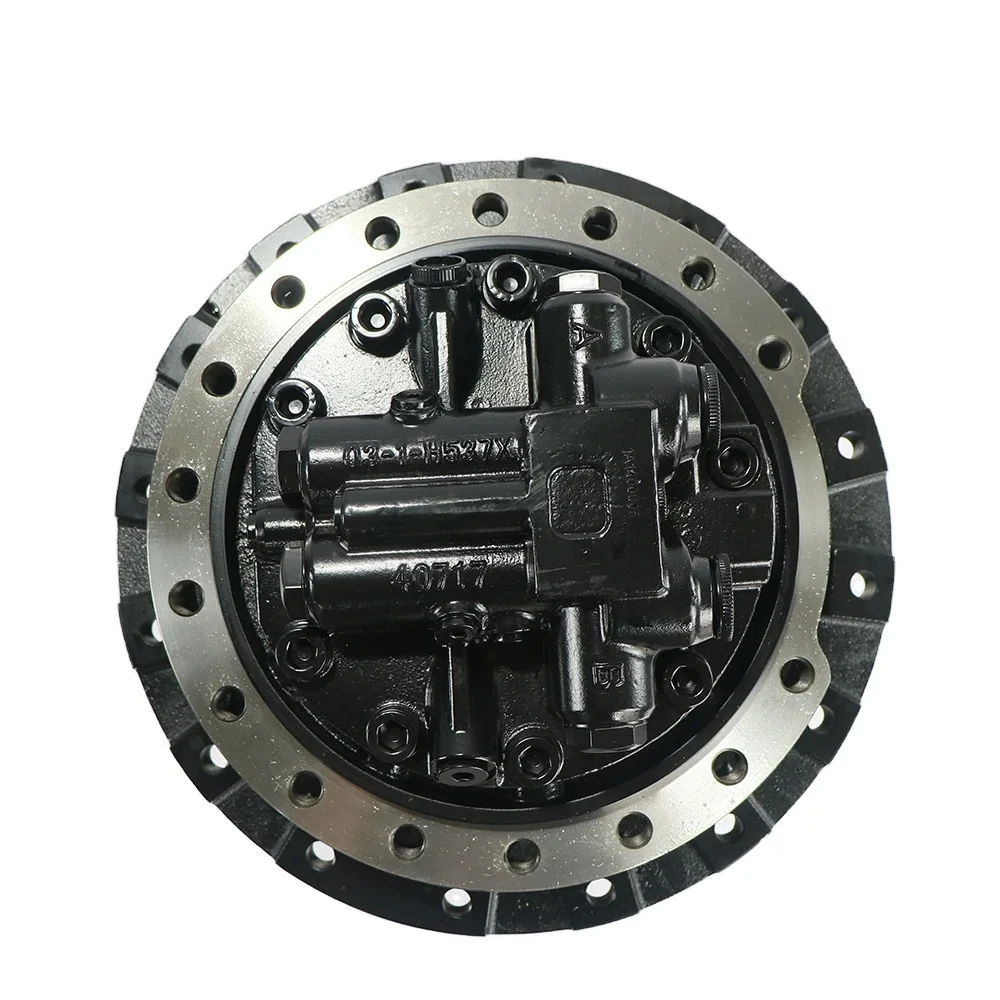 Construction Machinery Parts Hydraulic Travel Motor ZAX200 ZAX200-5 ZAX200-6 Assy Final Drive EX200 16 holes For Excavator