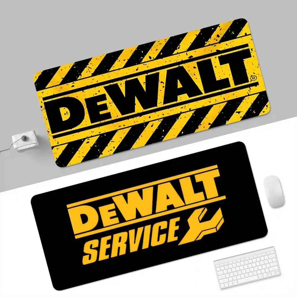 

D-DEWALTS Logo Rubber XXL Table Mat Student Mousepad Gamer Computer Keyboard Pad Games Pad For PC Computer Table