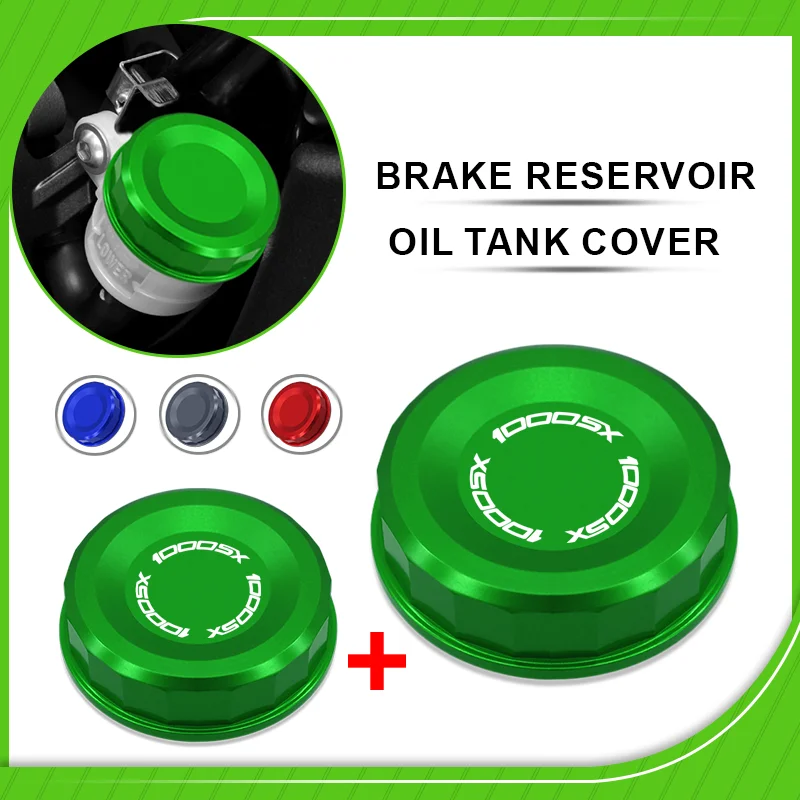 2024 Oil Cap For Z900 Z900SE Z1000SX NINJA 1000SX Motorcycle CNC Front & Rear Brake Clutch Fluid Reservoir Protection Cover