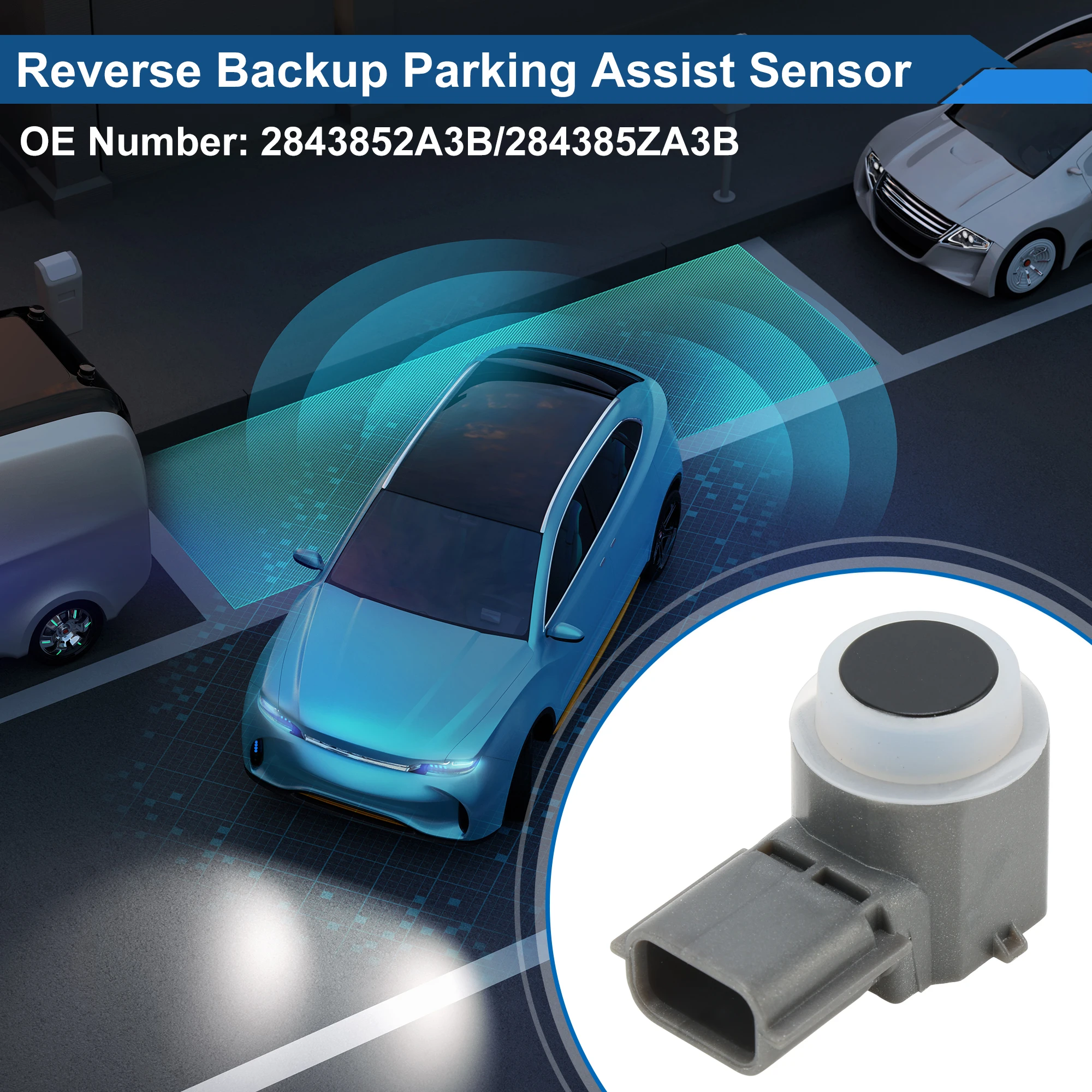 UXCELL No.2843852A3B Reverse Backup Parking Sensor for Infiniti Q50 2014-2018