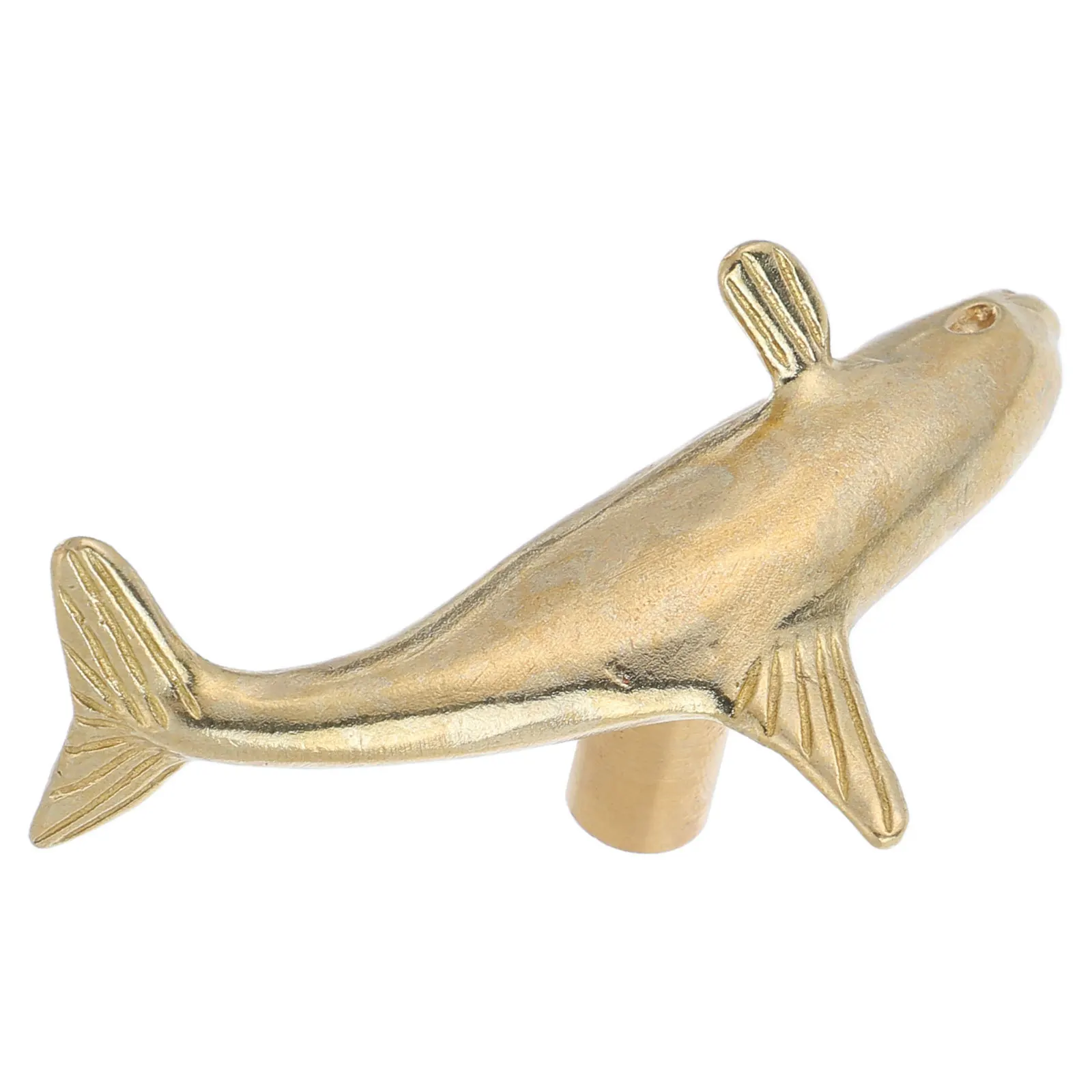 

Solid Brass Dolphin Drawer Knob Vintage Cabinet Handle Ocean Style for Kitchen Cabinets Dresser Furniture Closet Hardware