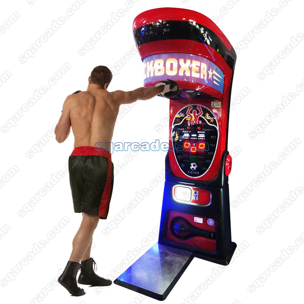 Amusement Coin Operated kick and Boxing Machine Arcade Game Boxing Punching And Kicking Machine For Sale