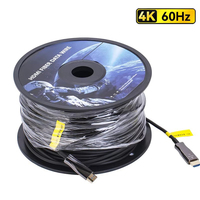 4K 60Hz AOC HDMI 2.0 Fiber Optical cable 20M 30M 50M HDMI Fiber Cable High Speed 18Gbps HDR ARC HDCP2.2 for PS4/5 TV Box LCD PC