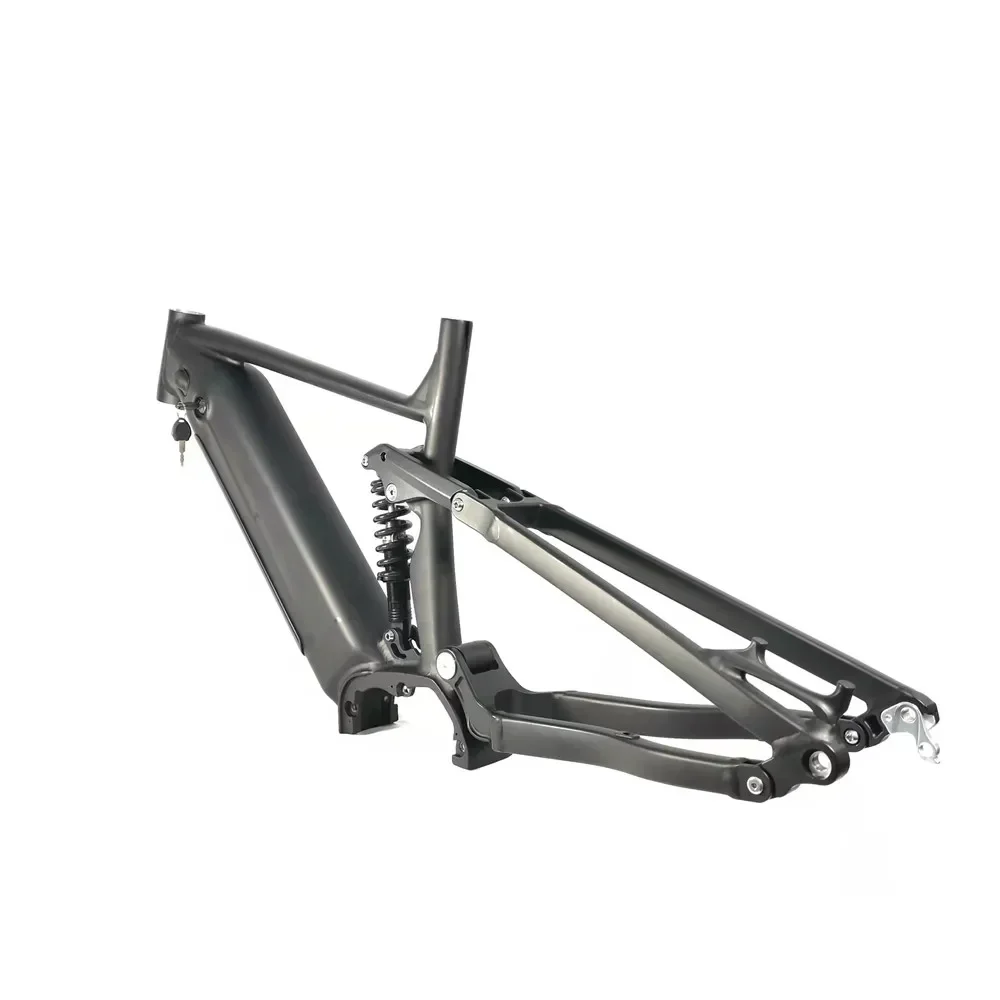 E-bike Mid Motor Frame Downhill Softtail Suspension Bike Bafang M500/m600/g521 High Strength Aluminum Alloy Frames