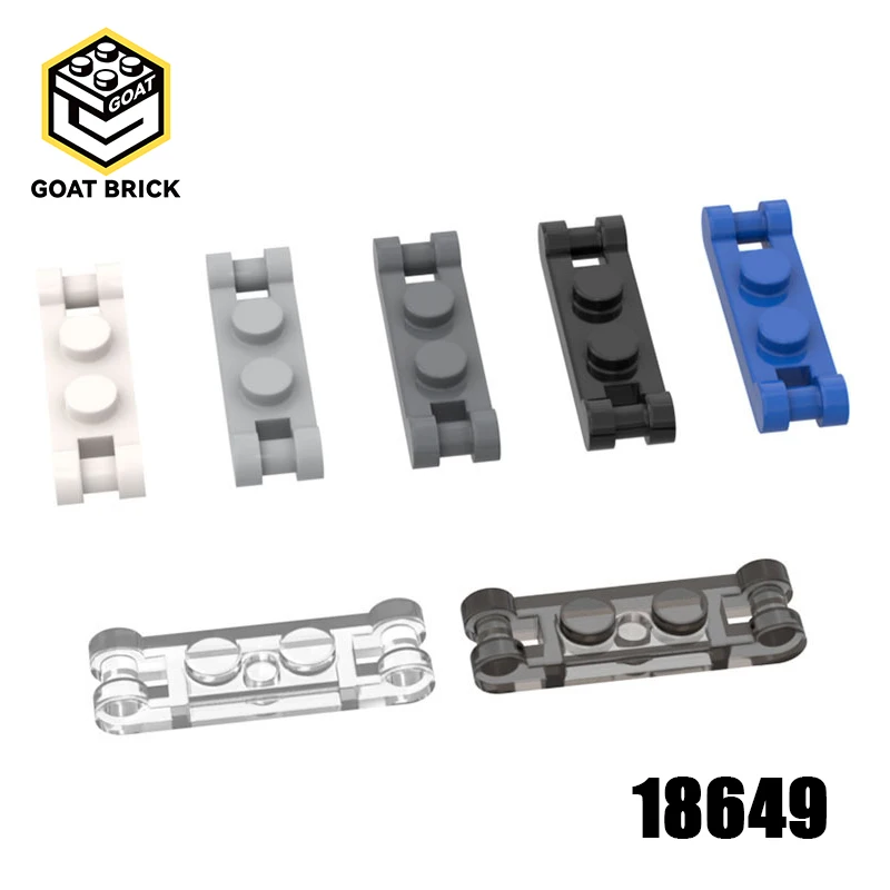 

10 шт. детали MOC 18649, специальная пластина 1x2 с ручками на концах, совместимые кирпичи, сделай сам, строительный блок, частицы, детская игрушка для мозга, подарок