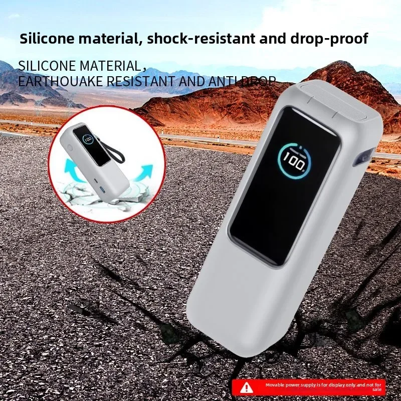 For Anker 165W - Soft Silicone Sleeve Dustproof & Shockproof Storage Bag For Zolo Energy Pod Power Bank