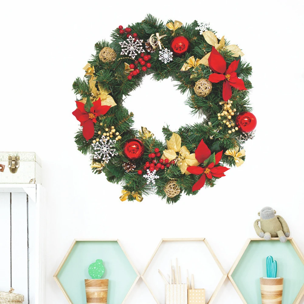 

Christmas Crystal Garland Window Vinyl Wall Sticker Glass Window Christmas Decoration Posters Home New Year Stickers Home Decor